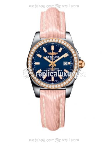 Breitling Galactic 29 Stainless Steel / Rose Gold / Diamond / Horizon Blue / Sahara C7234853/C950/272X/A12BA.1