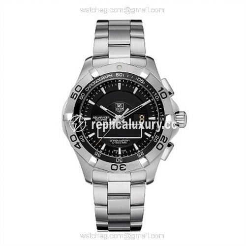 TAG Heuer Aquaracer 300M Chronotimer 43 Stainless Steel / Black / Bracelet CAF1010.BA0821