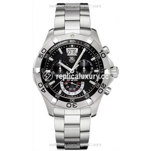 TAG Heuer Aquaracer 300M Quartz Chronograph 43 Stainless Steel / Black / Bracelet CAF101A.BA0821