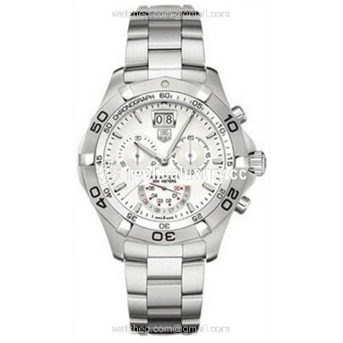 TAG Heuer Aquaracer 300M Quartz Chronograph 43 Stainless Steel / Silver / Bracelet CAF101B.BA0821