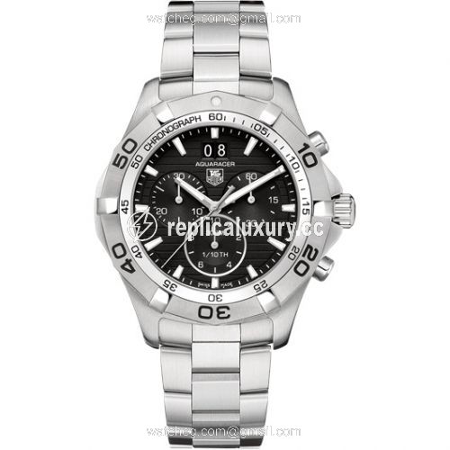 TAG Heuer Aquaracer 300M Quartz Chronograph 43 Stainless Steel / Black / Bracelet CAF101E.BA0821