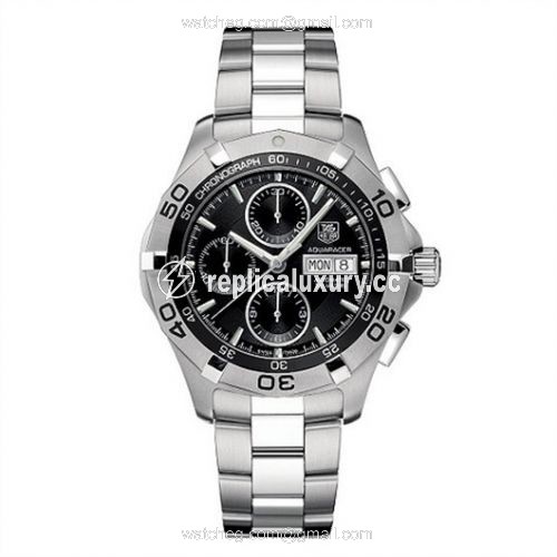 TAG Heuer Aquaracer 300M Calibre 16 Day-Date 43 Stainless Steel / Black / Bracelet CAF2010.BA0815