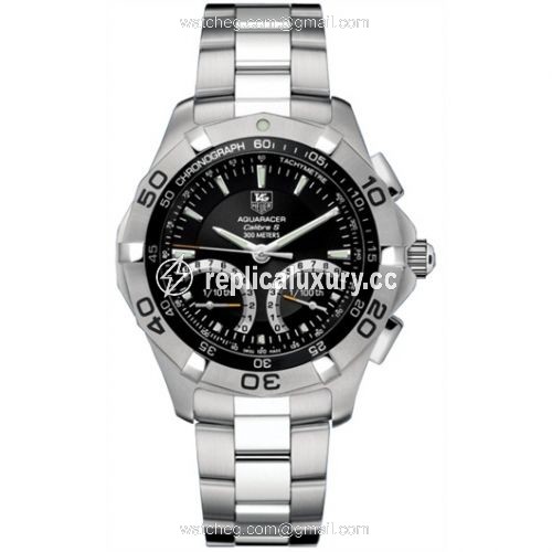 TAG Heuer Aquaracer 300M Calibre S 43 Stainless Steel / Black / Bracelet CAF7010.BA0815