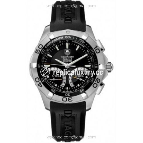 TAG Heuer Aquaracer 300M Calibre S 43 Stainless Steel / Black / Rubber CAF7010.FT8011