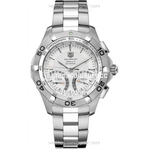 TAG Heuer Aquaracer 300M Calibre S 43 Stainless Steel / Silver / Bracelet CAF7011.BA0815