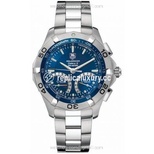 TAG Heuer Aquaracer 300M Calibre S 43 Stainless Steel / Blue / Bracelet CAF7012.BA0815