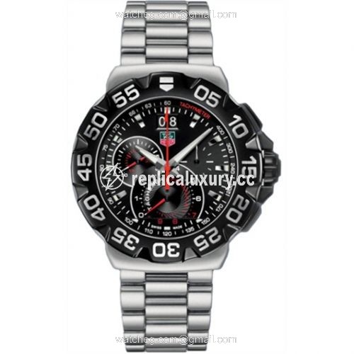 TAG Heuer Formula 1 Quartz Chronograph Big Date 44 Stainless Steel / Black / Bracelet CAH1010.BA0860