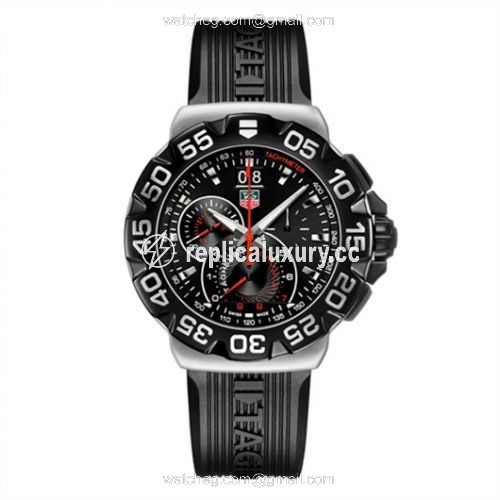 TAG Heuer Formula 1 Quartz Chronograph Big Date 44 Stainless Steel / Black / Rubber CAH1010.FT6026
