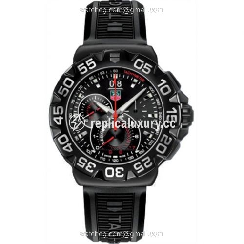 TAG Heuer Formula 1 Quartz Chronograph Big Date 44 Titanium PVD / Black / Rubber CAH1012.BT0717