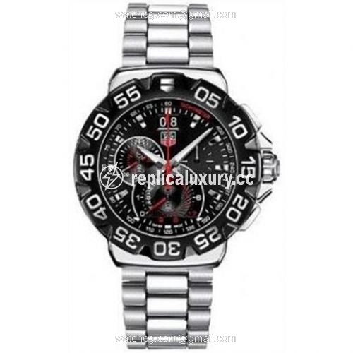 TAG Heuer Formula 1 Quartz Chronograph Big Date 44 Stainless Steel / Black / Bracelet CAH1015.BA0855