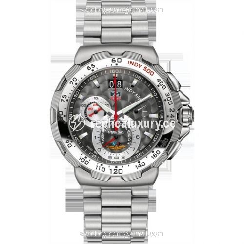 TAG Heuer Formula 1 Quartz Chronograph Big Date 44 Stainless Steel / Indy 500 / Bracelet CAH101A.BA0860
