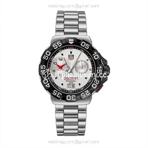 TAG Heuer Formula 1 Quartz Alarm 41 Stainless Steel / Silver / Bracelet CAH1111.BA0850