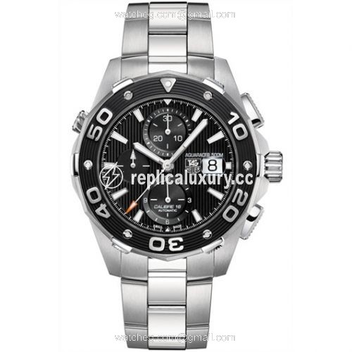 TAG Heuer Aquaracer 500M Calibre 16 44 Stainless Steel / Black / Bracelet CAJ2110.BA0872