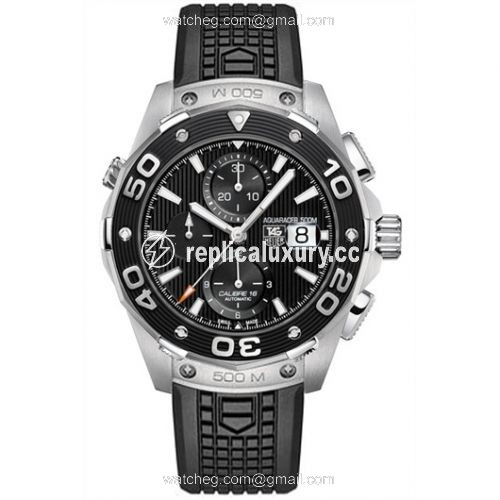 TAG Heuer Aquaracer 500M Calibre 16 44 Stainless Steel / Black / Rubber CAJ2110.FT6023