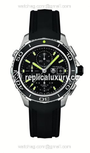 TAG Heuer Aquaracer 500M Calibre 16 43 Stainless Steel / Black / Rubber CAK2111.FT8019