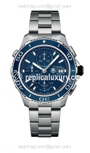 TAG Heuer Aquaracer 500M Calibre 16 43 Stainless Steel / Blue / Bracelet CAK2112.BA0833