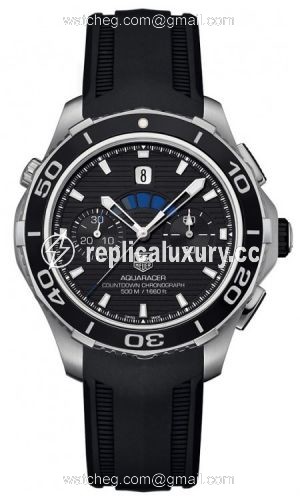 TAG Heuer Aquaracer 500M Calibre 72 43 Stainless Steel / Black / Rubber CAK211A.FT8019