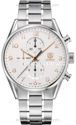 TAG Heuer Carrera Calibre 1887 43 Stainless Steel / Silver / Bracelet CAR2012.BA0796