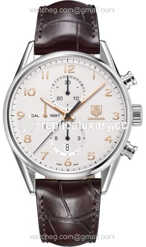 TAG Heuer Carrera Calibre 1887 43 Stainless Steel / Silver / Alligator CAR2012.FC6236