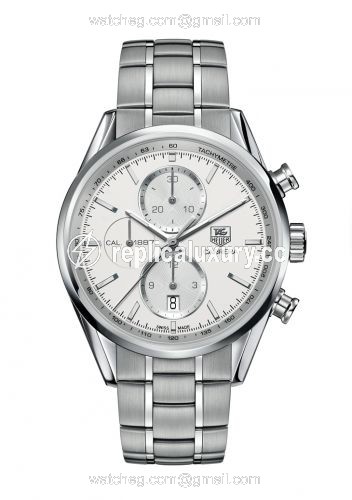 TAG Heuer Carrera Calibre 1887 41 Stainless Steel / Silver / Bracelet CAR2111.BA0724