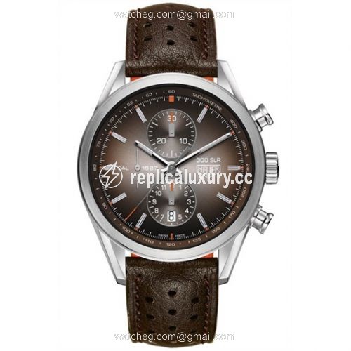 TAG Heuer Carrera Calibre 1887 41 Stainless Steel / Brown / 300 SLR CAR2112.FC6267