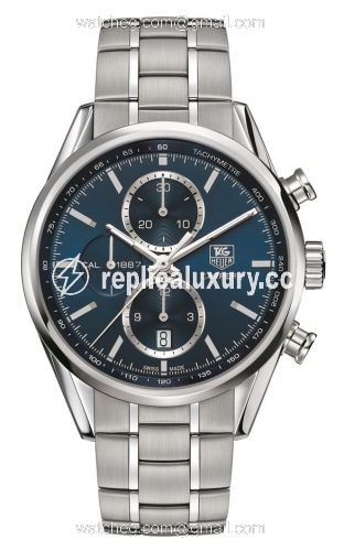 TAG Heuer Carrera Calibre 1887 41 Stainless Steel / Blue / Bracelet CAR2115.BA0724