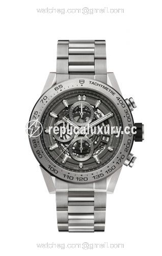 TAG Heuer Carrera Calibre Heuer 01 45 Titanium / Grey Phantom / Bracelet CAR2A8A.BF0707