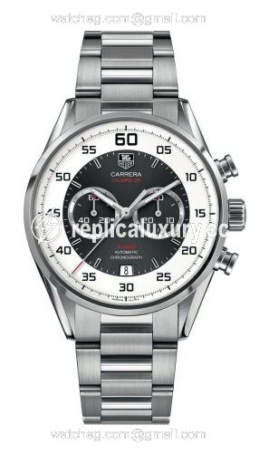 TAG Heuer Carrera Calibre 36 Flyback Stainless Steel / Grey / Bracelet CAR2B11.BA0799