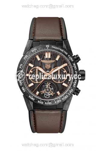 TAG Heuer Carrera Calibre Heuer 02T 45 Chronograph Tourbillon Aston Martin CAR5A8E.FT6181