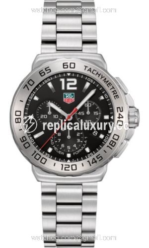 TAG Heuer Formula 1 Quartz Chronograph 42 Stainless Steel / Black / Bracelet CAU1112.BA0858