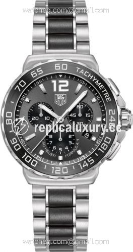 TAG Heuer Formula 1 Quartz Chronograph 42 Stainless Steel / Grey / Bracelet CAU1115.BA0869