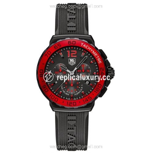 TAG Heuer Formula 1 Quartz Chronograph 42 PVD / Black / Rubber CAU1117.FT6024