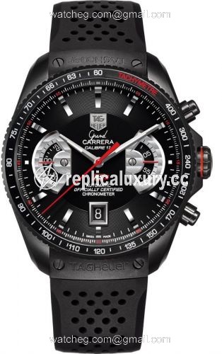 TAG Heuer Grand Carrera Calibre 17 RS2 43 PVD / Black / Rubber CAV518B.FT6016