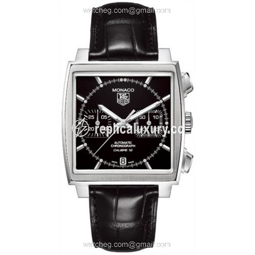 TAG Heuer Monaco Calibre 12 Black CAW2110.FC6177