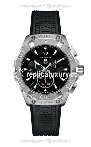 TAG Heuer Aquaracer 300M Quartz Chronograph 43 Stainless Steel / Black / Rubber CAY1110.FT6041