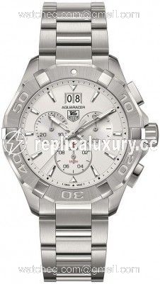 TAG Heuer Aquaracer 300M Quartz Chronograph 43 Stainless Steel / Silver / Bracelet CAY1111.BA0927