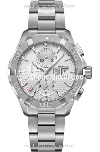 TAG Heuer Aquaracer 300M Calibre 16 43 Stainless Steel / Silver / Bracelet CAY2111.BA0927
