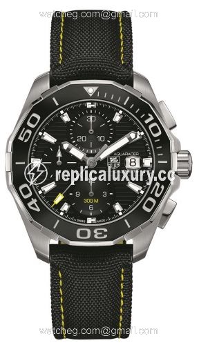 TAG Heuer Aquaracer 300M Calibre 16 43 Stainless Steel / Black / Nylon CAY211A.FC6361