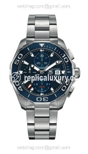 TAG Heuer Aquaracer 300M Calibre 16 43 Stainless Steel / Blue / Bracelet CAY211B.BA0927