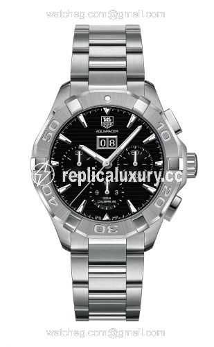 TAG Heuer Aquaracer 300M Calibre 45 43 Stainelss Steel / Black / Bracelet CAY211Z.BA0926