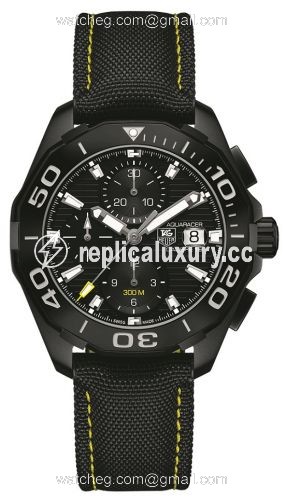 TAG Heuer Aquaracer 300M Calibre 16 43 Titanium PVD / Black / Nylon CAY218A.FC6361