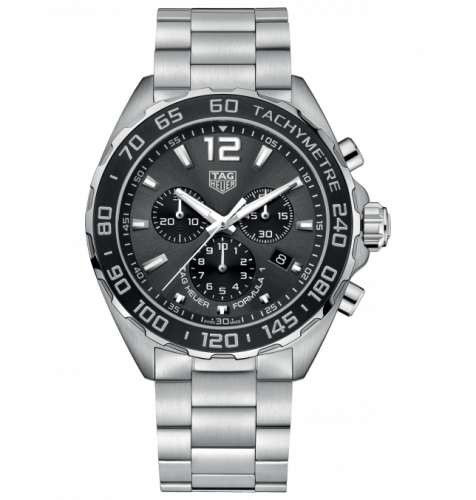 TAG Heuer Formula 1 Chronograph Quartz 43 Stainless Steel / Grey / Bracelet CAZ1011.BA0842