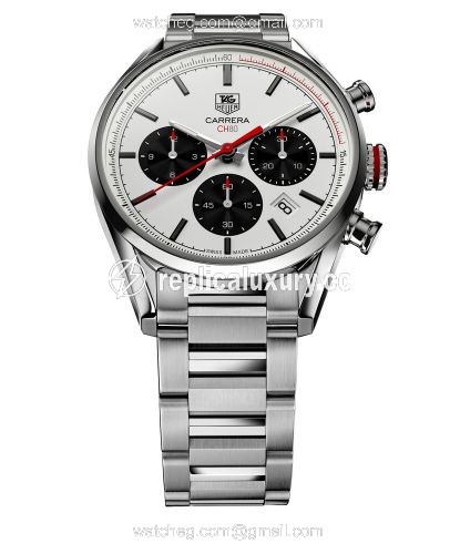 TAG Heuer Carrera CH80 Stainless Steel / Silver / Bracelet CBA2111.BA0723