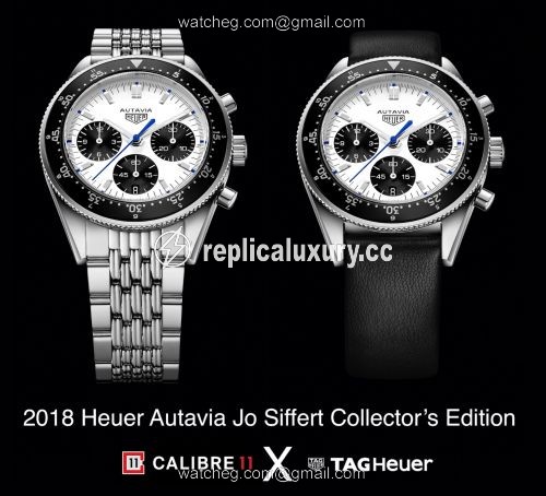 TAG Heuer Autavia Heuer 02 Stainless Steel / Panda / Bracelet / Jo Siffert CBE2114.BA0687
