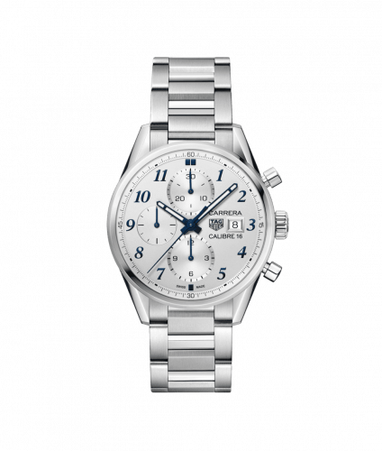 TAG Heuer Calibre 16 41 Stainless Steel / Silver Heritage / Bracelet CBK2114.BA0715