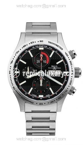 Ball Watch Fireman Storm Chaser Stainless Steel / Black / Bracelet CM2092C-S-BK