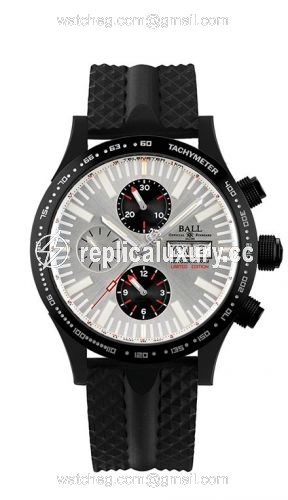 Ball Watch Fireman Storm Chaser DLC / Silver / Rubber CM2192-P1J-SL