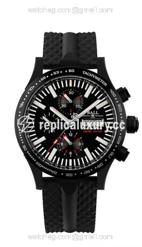 Ball Watch Fireman Storm Chaser DLC / Black / Rubber CM2192C-P1J-BK