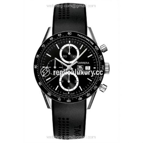 TAG Heuer Carrera Calibre 16 41 Stainless Steel / Black / Rubber CV2010.FT6007