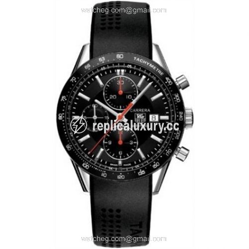 TAG Heuer Carrera Calibre 16 41 Stainless Steel / Black / Rubber CV2014.FT6014